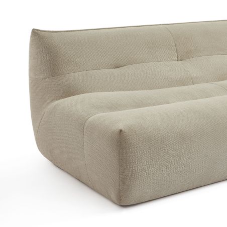 Banquette PANTONE 2 places tissu beige