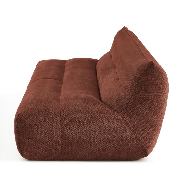Banquette PANTONE 2 places tissu bordeaux