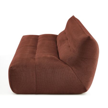 Banquette PANTONE 2 places tissu bordeaux