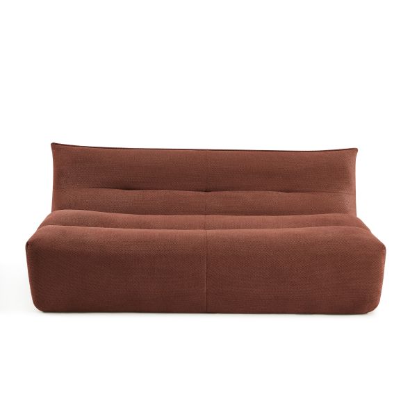 Banquette PANTONE 2 places tissu bordeaux