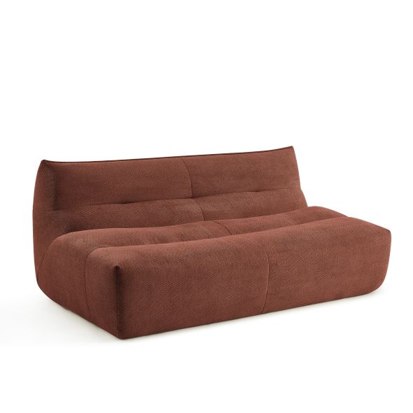 Banquette PANTONE 2 places tissu bordeaux