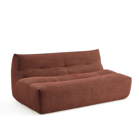 Banquette PANTONE 2 places tissu bordeaux