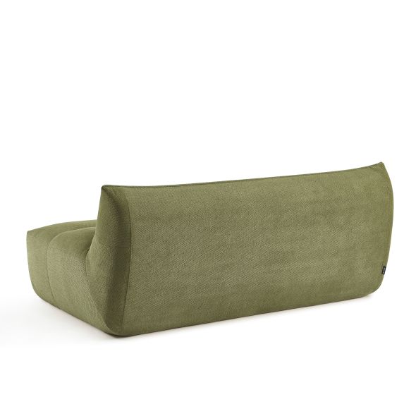 Banquette PANTONE 2 places tissu vert olive