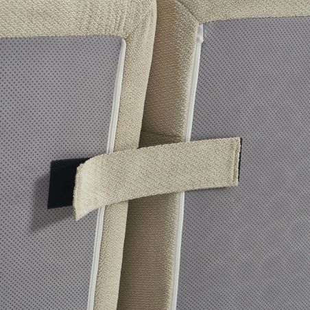 Banquette PANTONE 2 places tissu beige