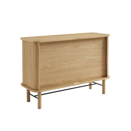 Buffet ERNEST frêne portes tambour 110cm