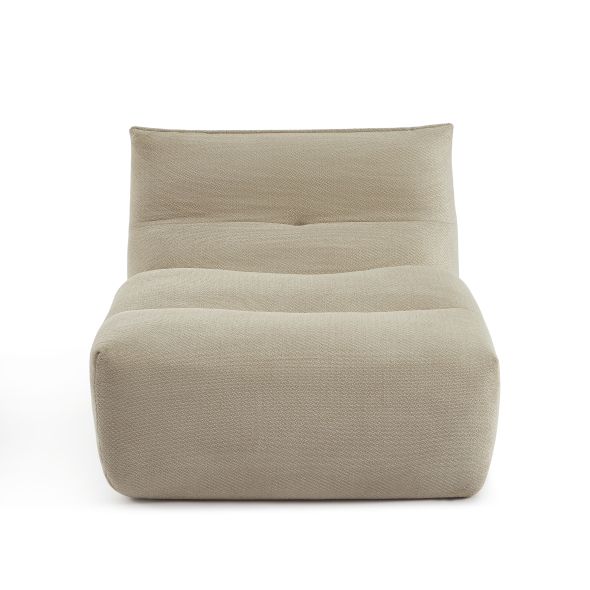 Chauffeuse PANTONE 1 place tissu beige