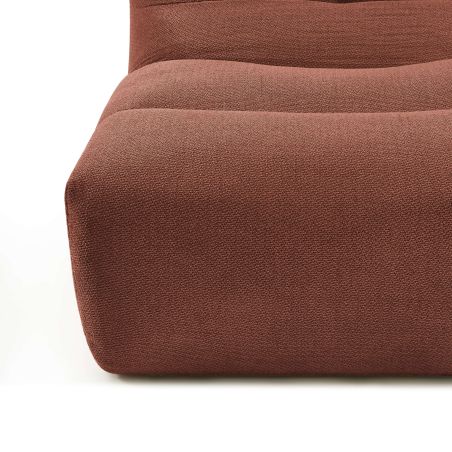 Chauffeuse PANTONE 1 place tissu bordeaux
