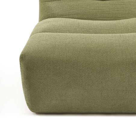 Chauffeuse PANTONE 1 place tissu vert olive