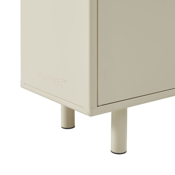 Meuble TV PANTONE métal beige tofu 180cm