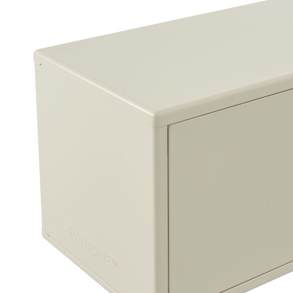 Meuble TV PANTONE métal beige tofu 180cm