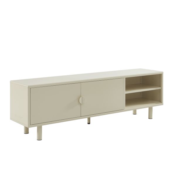 Meuble TV PANTONE métal beige tofu 180cm