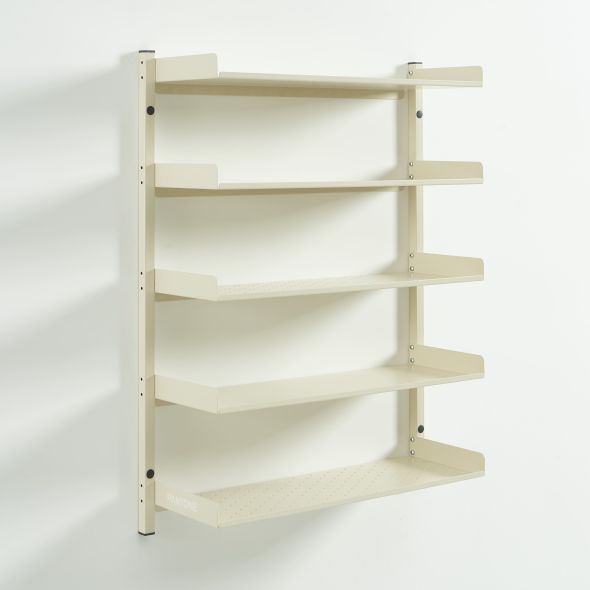 Etagère murale PANTONE métal beige tofu h80cm