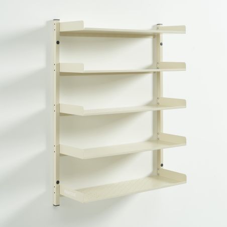 Etagère murale PANTONE métal beige tofu h80cm