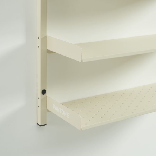 Etagère murale PANTONE métal beige tofu h80cm