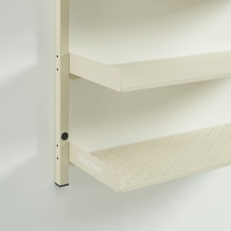 Etagère murale PANTONE métal beige tofu h80cm