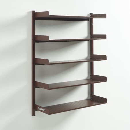Etagère murale PANTONE métal marron chocolat h80cm