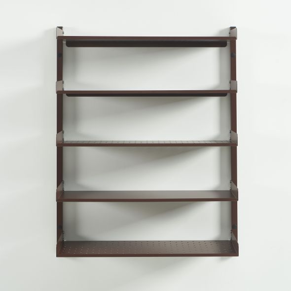 Etagère murale PANTONE métal marron chocolat h80cm