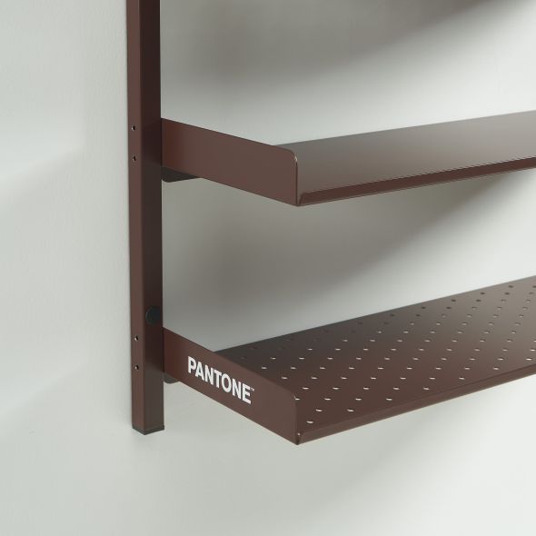 Etagère murale PANTONE métal marron chocolat h80cm