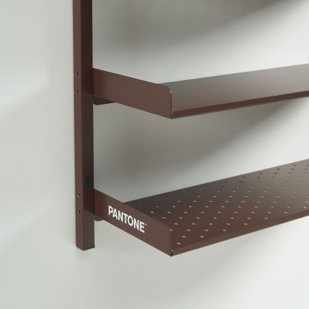 Etagère murale PANTONE métal marron chocolat h80cm