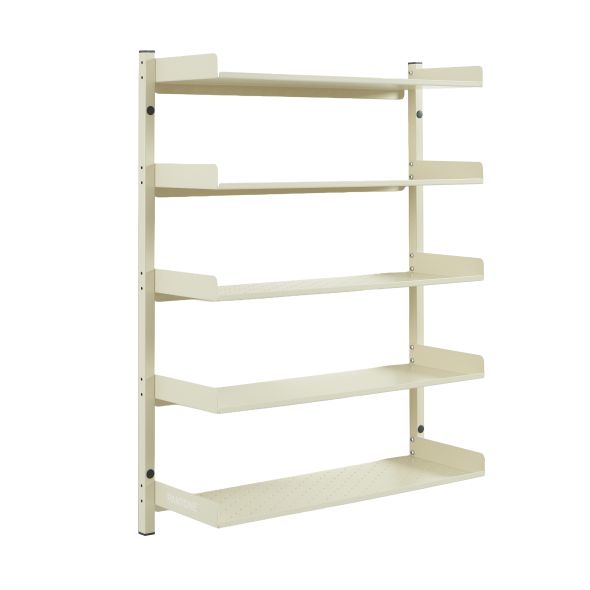 Etagère murale PANTONE métal beige tofu h80cm