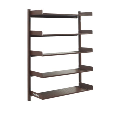 Etagère murale PANTONE métal marron chocolat h80cm