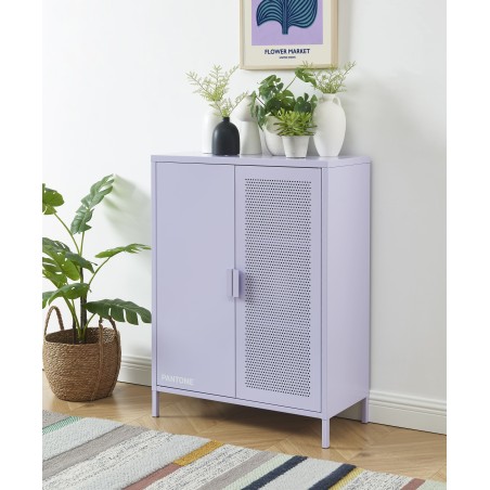 Buffet PANTONE métal lilas h100cm