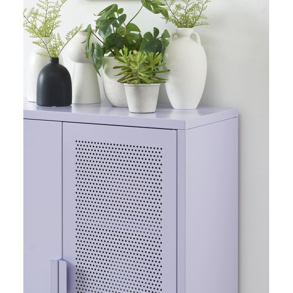 Buffet PANTONE métal lilas h100cm