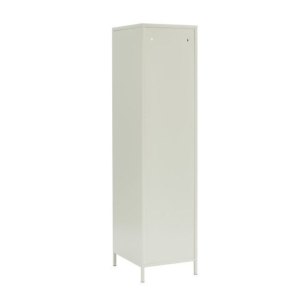 Vestiaire PANTONE beige sable porte en verre cannelé