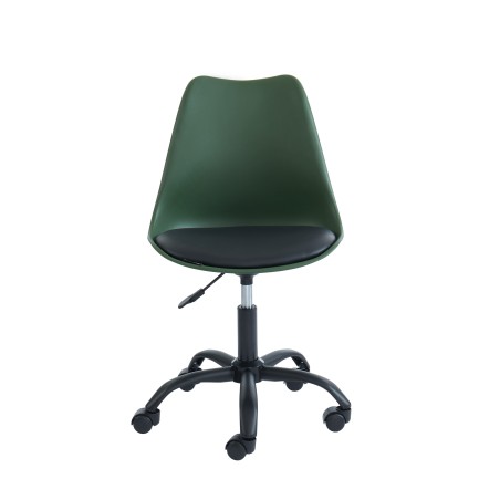 Chaise de bureau PANTONE kaki 5 roulettes