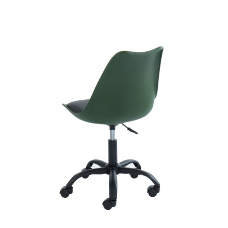 Chaise de bureau PANTONE kaki 5 roulettes
