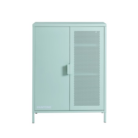 Buffet PANTONE métal vert menthe h100cm