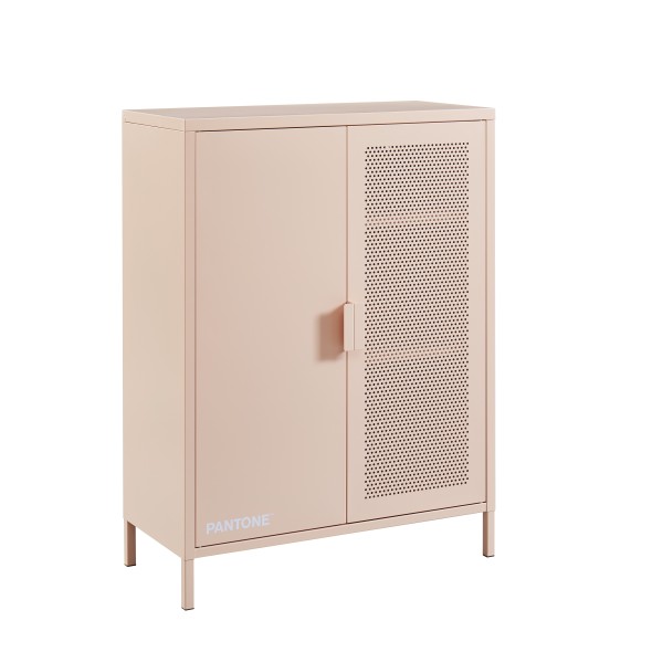 Buffet PANTONE métal rose blush h100cm