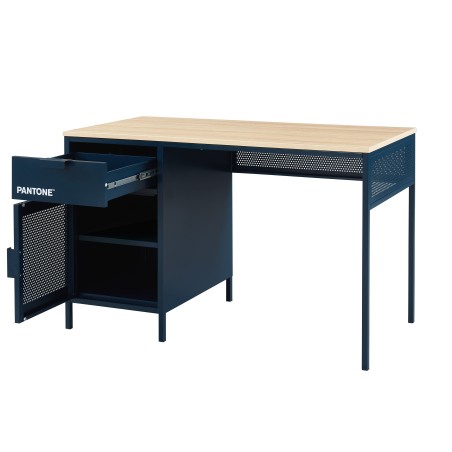 Bureau PANTONE métal bleu nuit 120cm