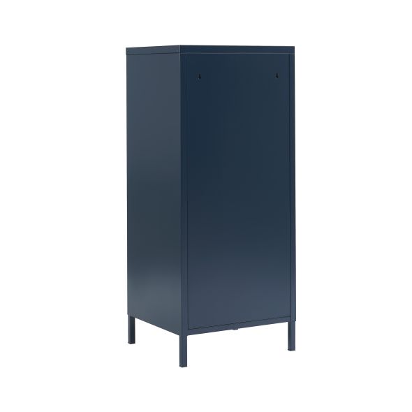 Meuble de rangement PANTONE métal bleu nuit 3 tiroirs h105cm