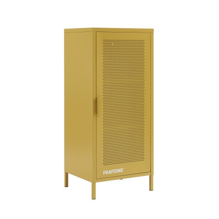 Meuble de rangement PANTONE métal jaune moutarde h105cm