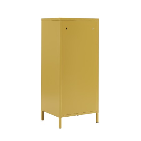 Meuble de rangement PANTONE métal jaune moutarde h105cm