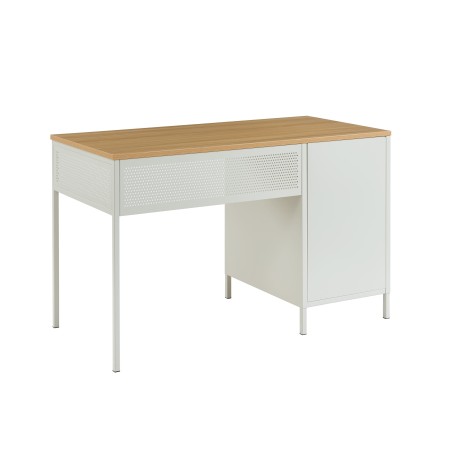 Bureau PANTONE métal beige sable 120cm