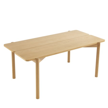 Table à manger AGATA placage chêne 180cm