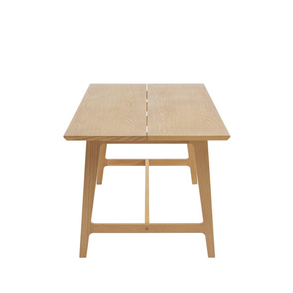 Table à manger PERRETTE placage chêne 200cm