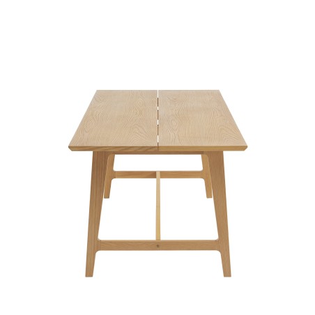 Table à manger PERRETTE placage chêne 200cm