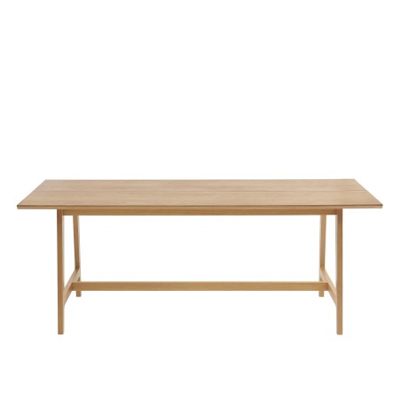 Table à manger PERRETTE placage chêne 200cm