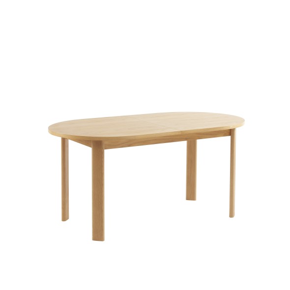 Table à manger extensible ZELIE placage chêne 160 à 200cm