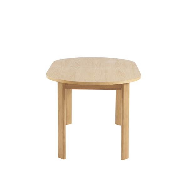 Table à manger extensible ZELIE placage chêne 160 à 200cm