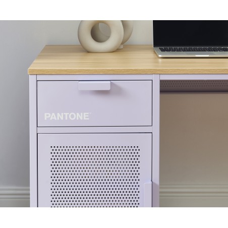 Bureau PANTONE métal lilas 120cm