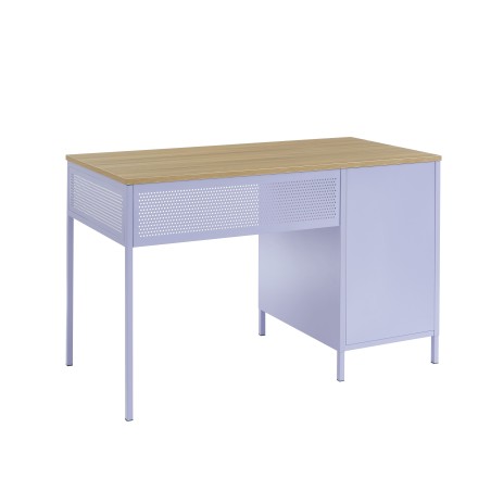 Bureau PANTONE métal lilas 120cm