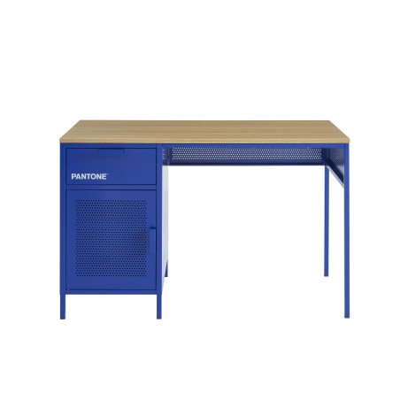 Bureau PANTONE métal bleu électrique 120cm