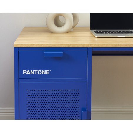 Bureau PANTONE métal bleu électrique 120cm