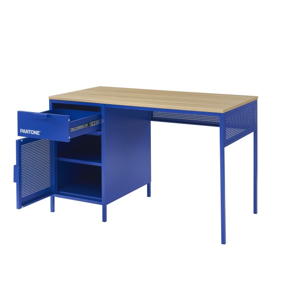 Bureau PANTONE métal bleu électrique 120cm
