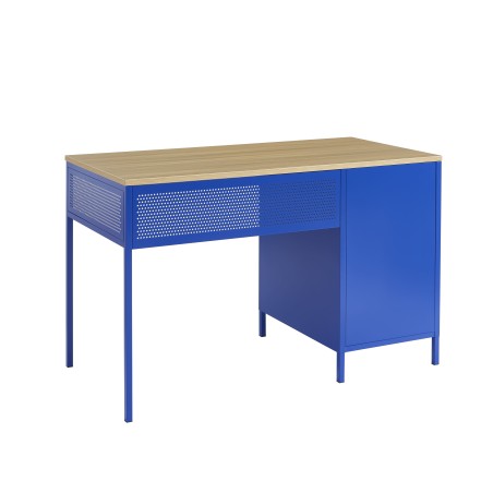 Bureau PANTONE métal bleu électrique 120cm