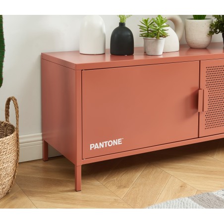 Meuble TV PANTONE terracotta